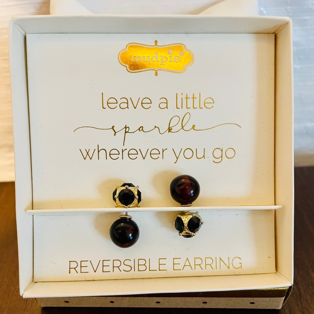 Mud Pie Reversible Earrings